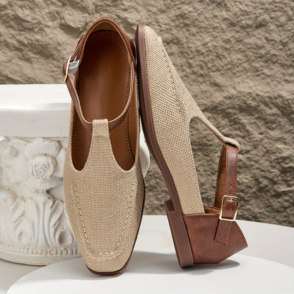 Ballerine T-Bar donna eleganti stile classico quotidiano