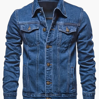 Avslappnad jeansväst för herr - Perfekt för en trendig urban look