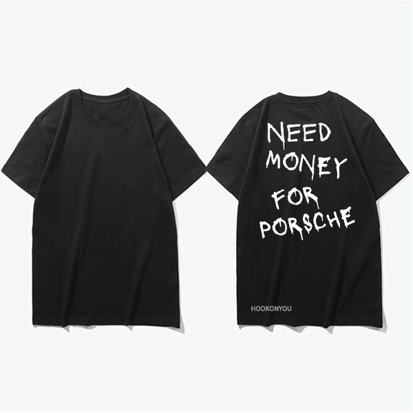 T-shirt homme imprimé message humoristique streetwear – Style urbain décontracté