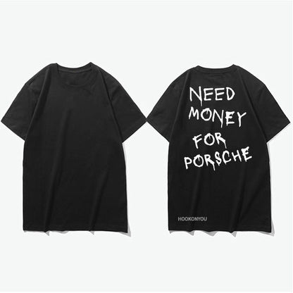 T-shirt homme imprimé message humoristique streetwear – Style urbain décontracté
