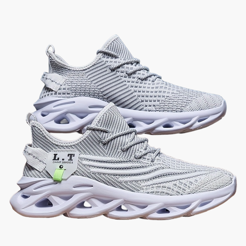 Herresportssko urban stil med futuristisk sål og bred komfort