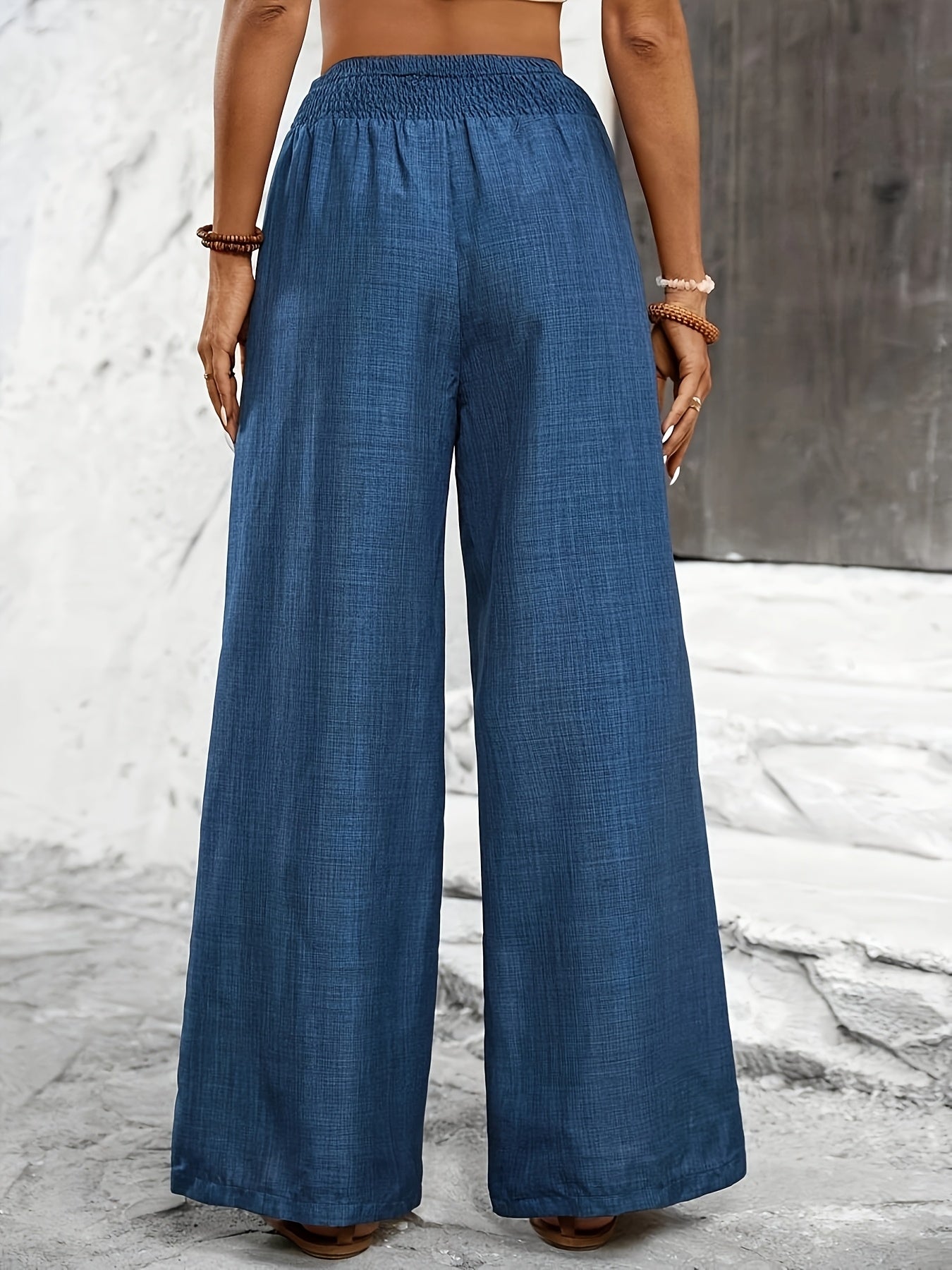 Pantalón ancho para mujer estilo casual elegante para salidas y ocio
