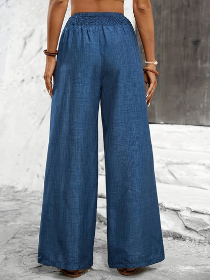 Pantalón ancho para mujer estilo casual elegante para salidas y ocio