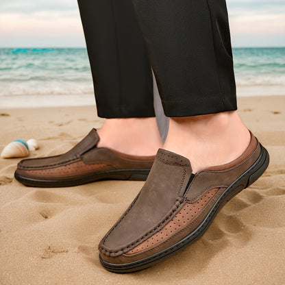 Lässige Herrenschlupfschuhe zum Hineinschlüpfen im Loafer-Stil für Freizeit und Sommer  