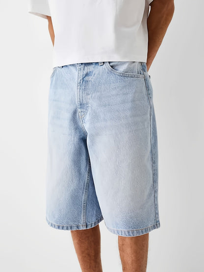 Bermuda amplio para hombre estilo casual urbano