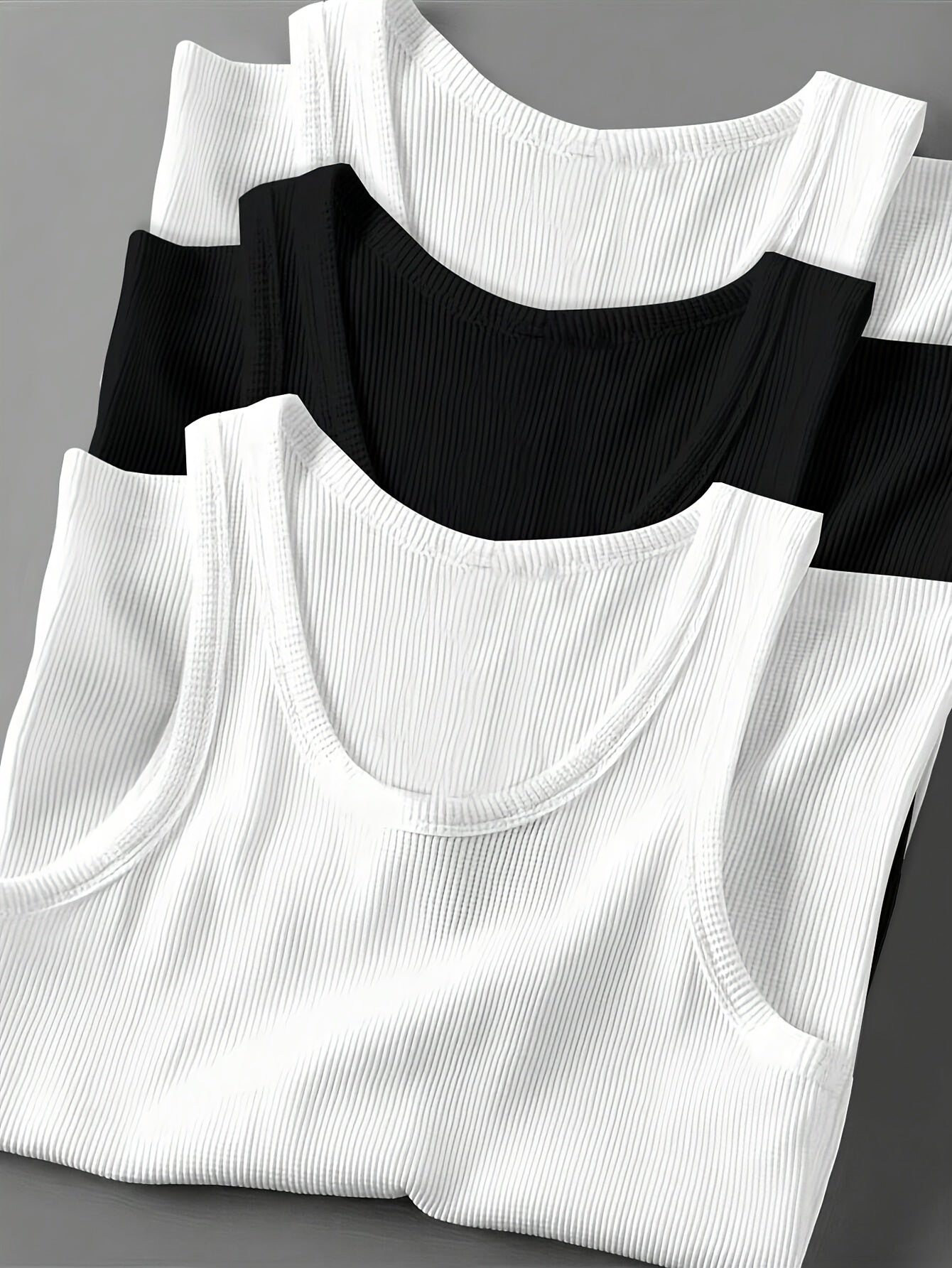 Débardeur côtelé homme style sport pour entraînement et superpositions quotidiennes