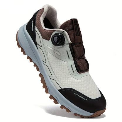 Chaussures de Randonnée Mixtes Noires avec Système de Laçage Rapide et Semelle Crantée