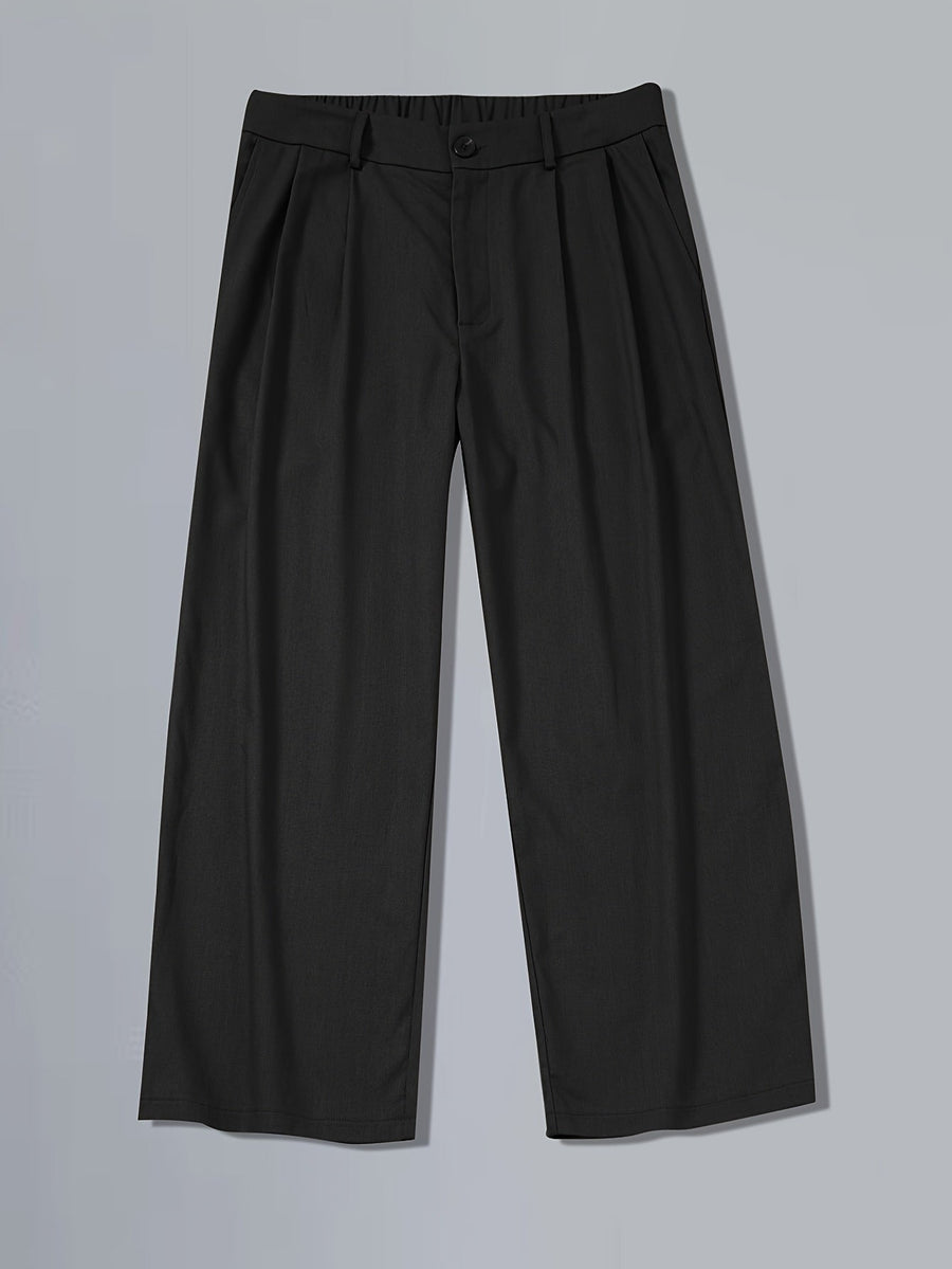 Pantalon large homme style vintage élégant pour look urbain moderne