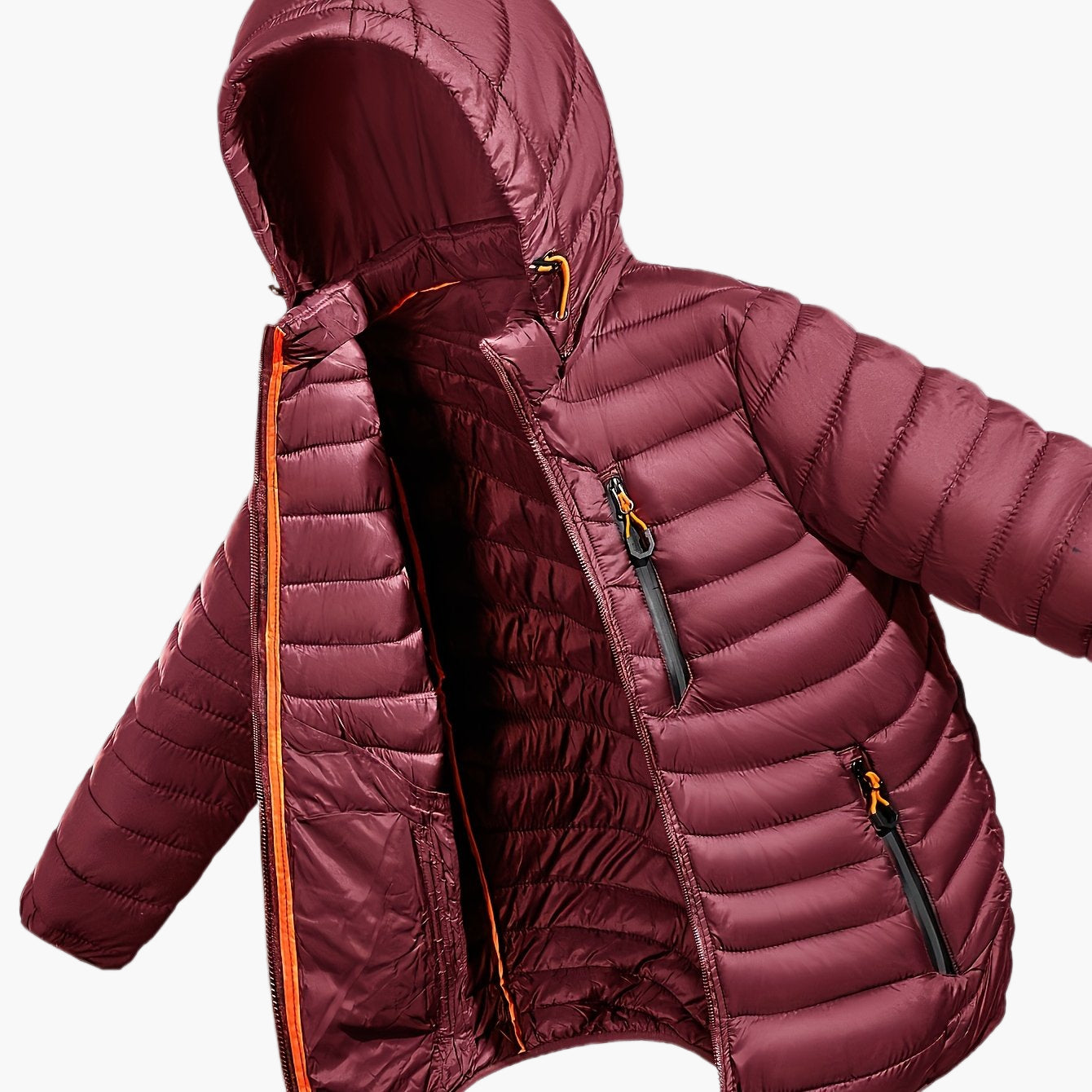 Men's Quilted Jacket Urban Style Versatile for Outdoor Activities