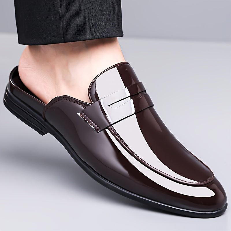 Open heren mocassins in moderne formele stijl voor kantoor en elegante evenementen