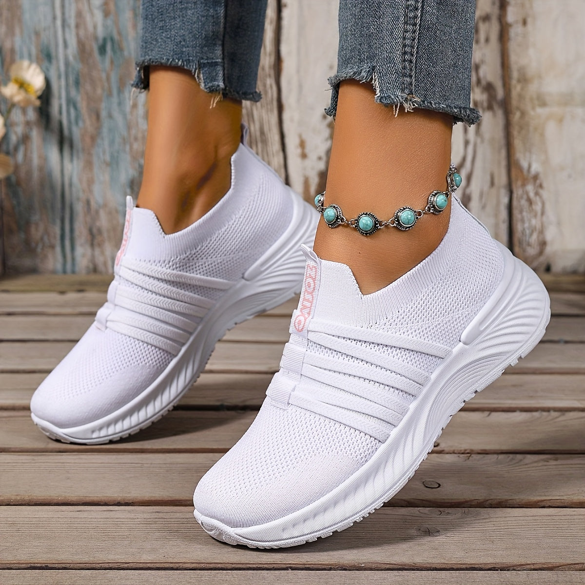 Zapatillas Slip-On Casual para Mujer Estilo Deportivo Urbano