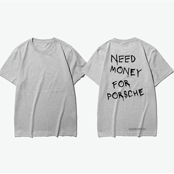 T-shirt homme imprimé message humoristique streetwear – Style urbain décontracté