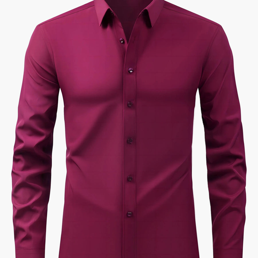 Elegant long-sleeve shirt for men – Dressy and casual style