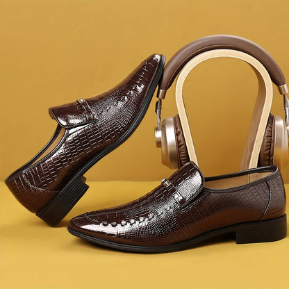 Elegante Mokassins für Herren im Krokodil-Look – urbane Eleganz und täglicher Komfort