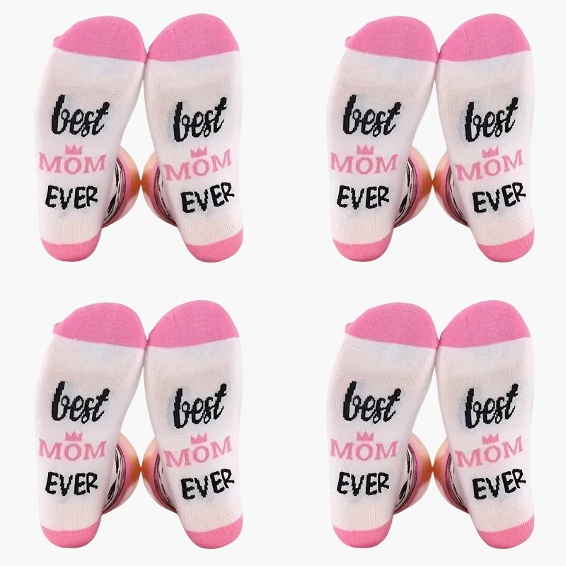 Women's novelty socks - Best Mom in the World - Original Mother's Day gift