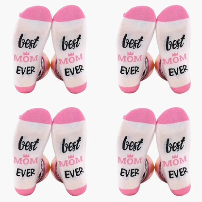 Women's novelty socks - Best Mom in the World - Original Mother's Day gift