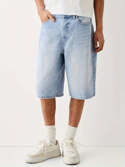 Bermuda amplio para hombre estilo casual urbano