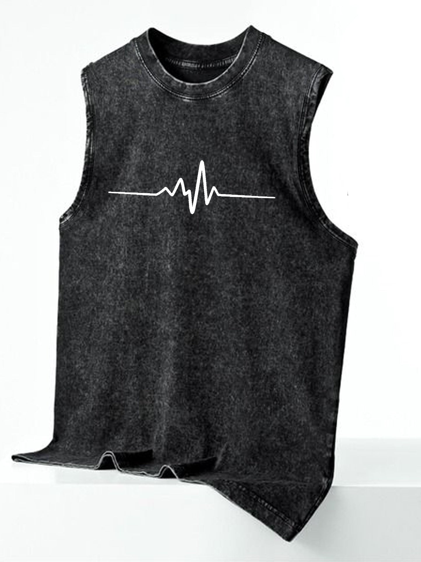 Débardeur sans manches tendance homme style urbain imprimé graphique