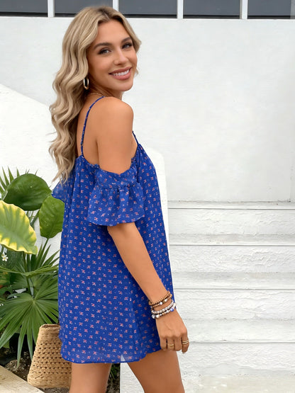 Robe d'été décontractée à épaules dénudées pour femme, style bohème, idéale pour la plage ou les sorties