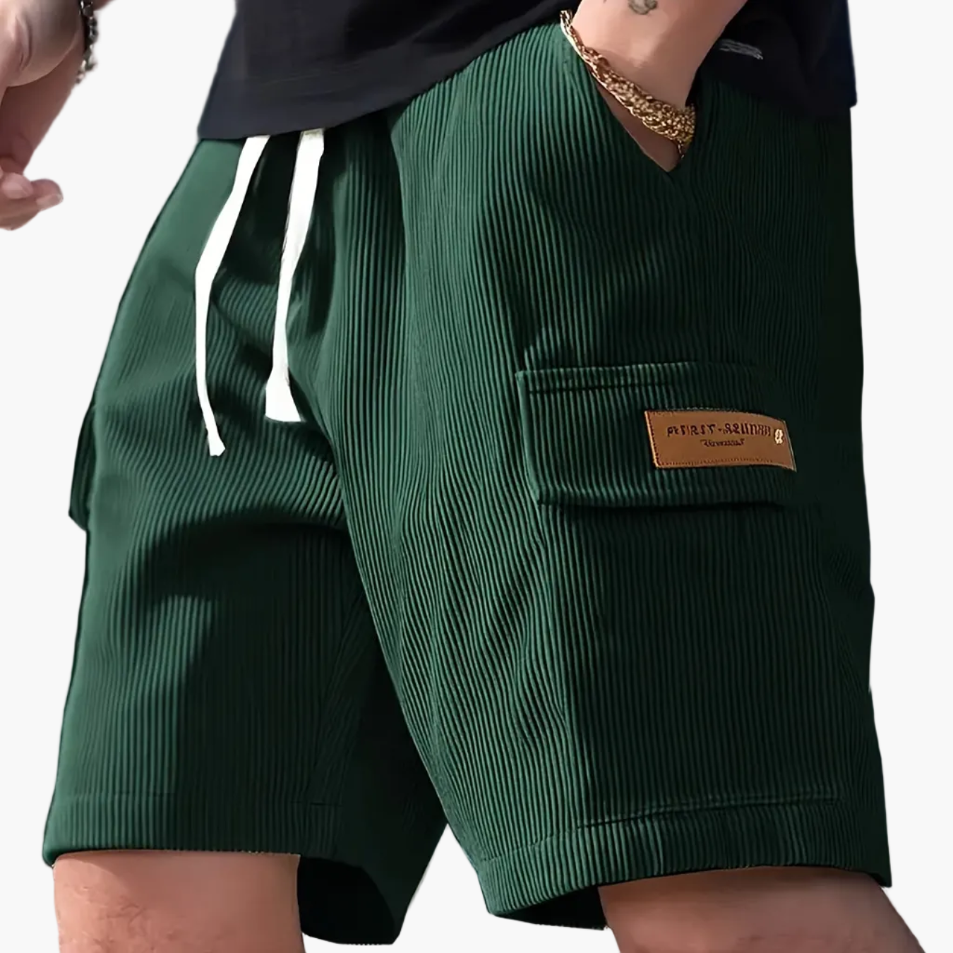 Short casual uomo stile urbano per uso quotidiano e tempo libero