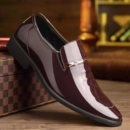 Chaussures habillées pour homme style mocassin à enfiler – Élégance formelle et confort quotidien