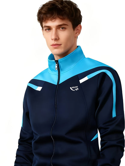 Ensemble de survêtement Homme, Veste et Pantalon Bicolore à Rayures