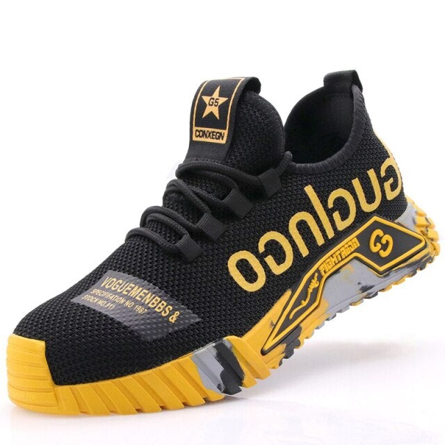 Chaussures de sécurité pour hommes style sportif – Utilisation professionnelle et quotidienne