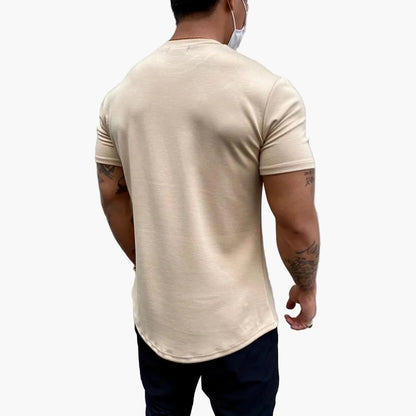 T-shirt Muscle Fit Homme Style Gym pour Entraînement et Casual