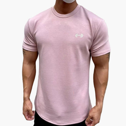 T-shirt Muscle Fit Homme Style Gym pour Entraînement et Casual