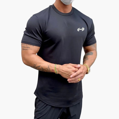 T-shirt Muscle Fit Homme Style Gym pour Entraînement et Casual
