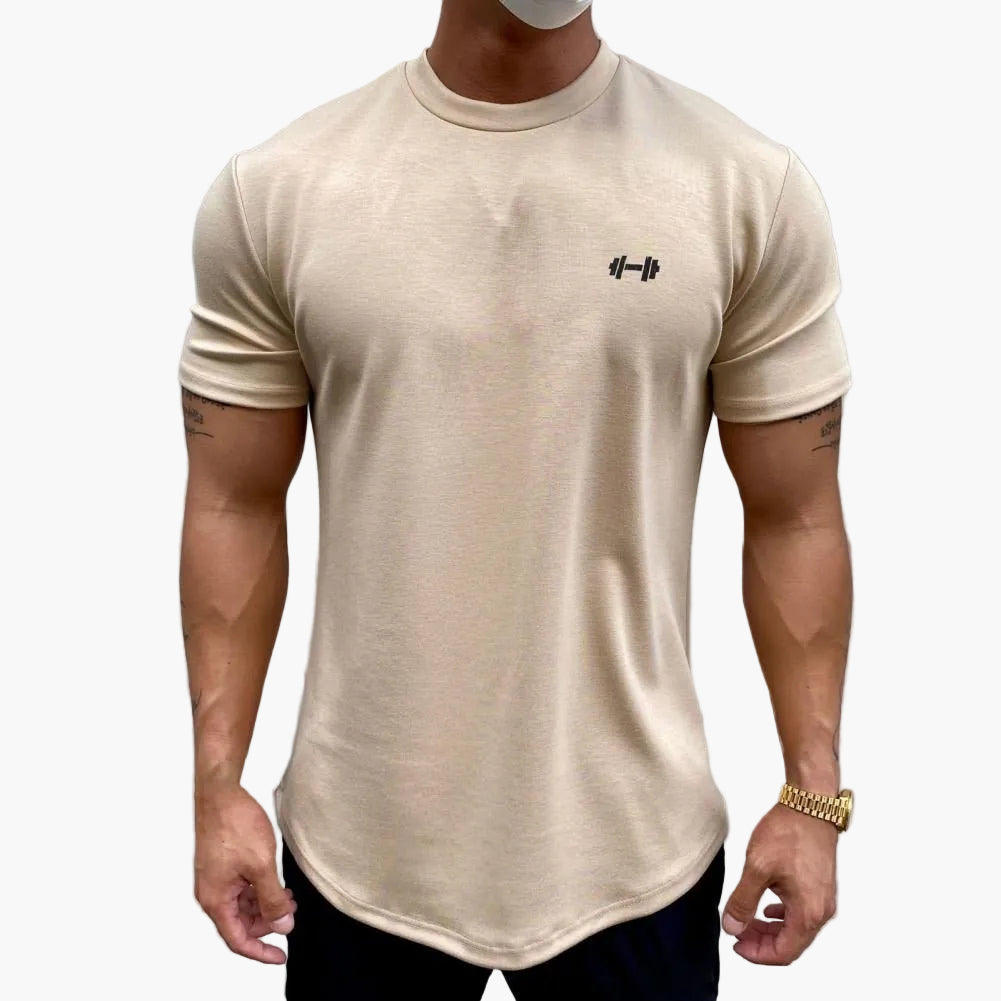 T-shirt Muscle Fit Homme Style Gym pour Entraînement et Casual