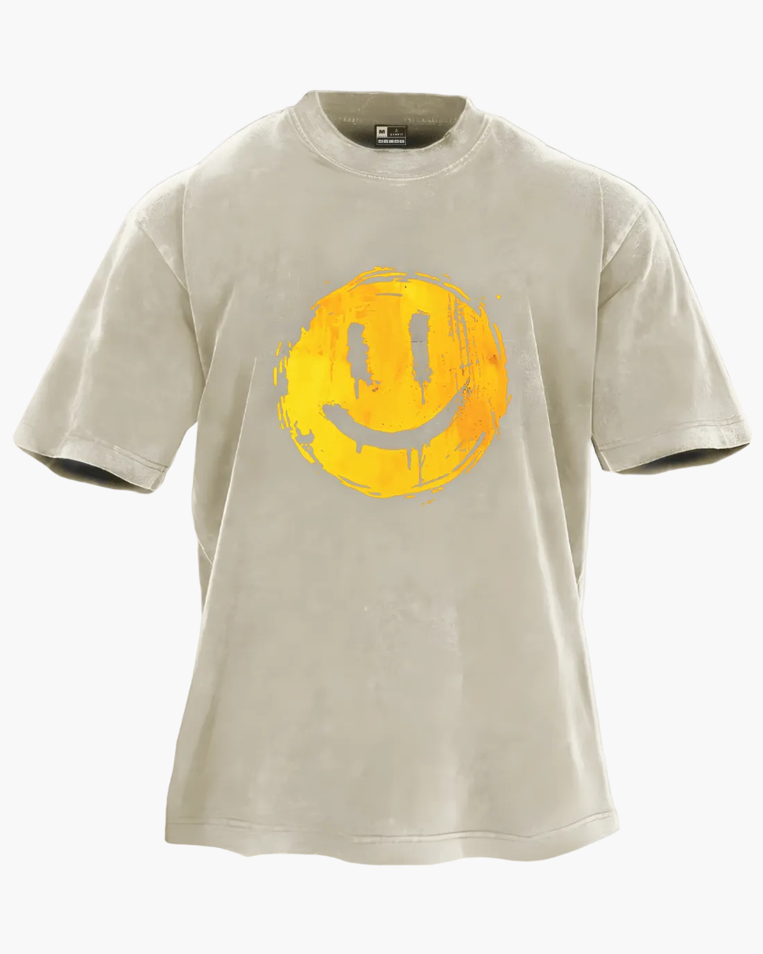 Unisex Oversize T-Shirt im Streetwear-Stil mit Smiley – Komfort und trendiger Look