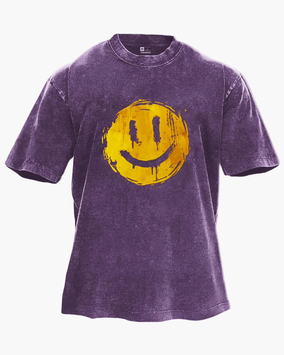 Unisex Oversize T-Shirt im Streetwear-Stil mit Smiley – Komfort und trendiger Look