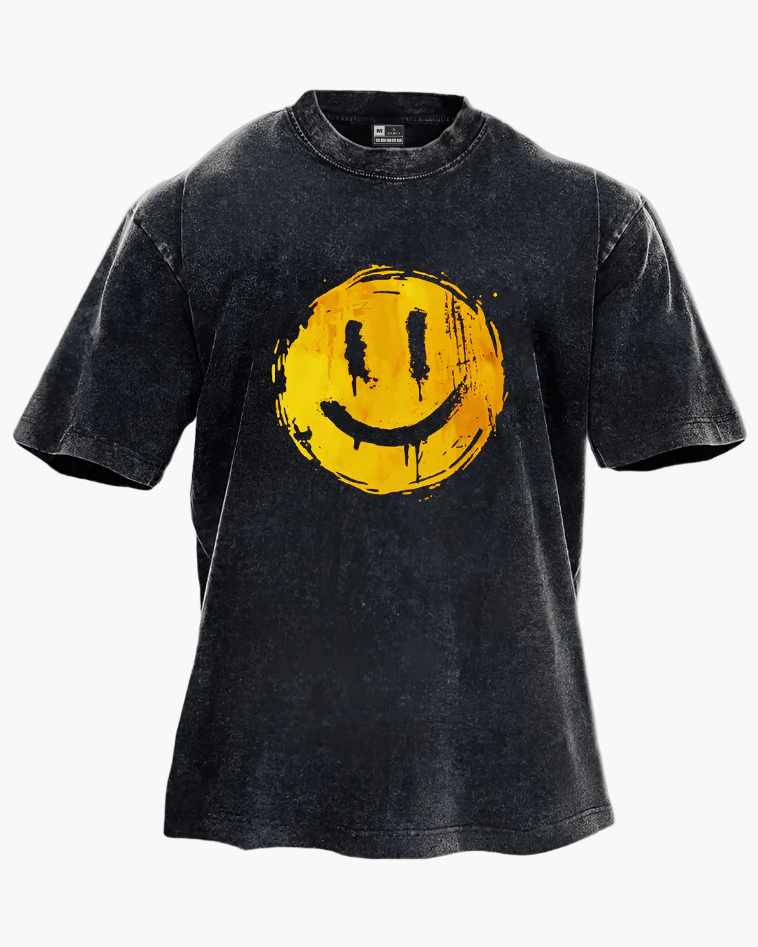 Unisex Oversize T-Shirt im Streetwear-Stil mit Smiley – Komfort und trendiger Look
