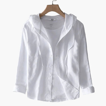 Chemise à capuche décontractée pour homme, style moderne, idéale pour superpositions