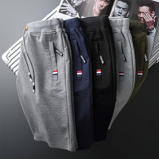 Shorts de sport décontractés pour homme – Style urbain polyvalent avec poches zippées