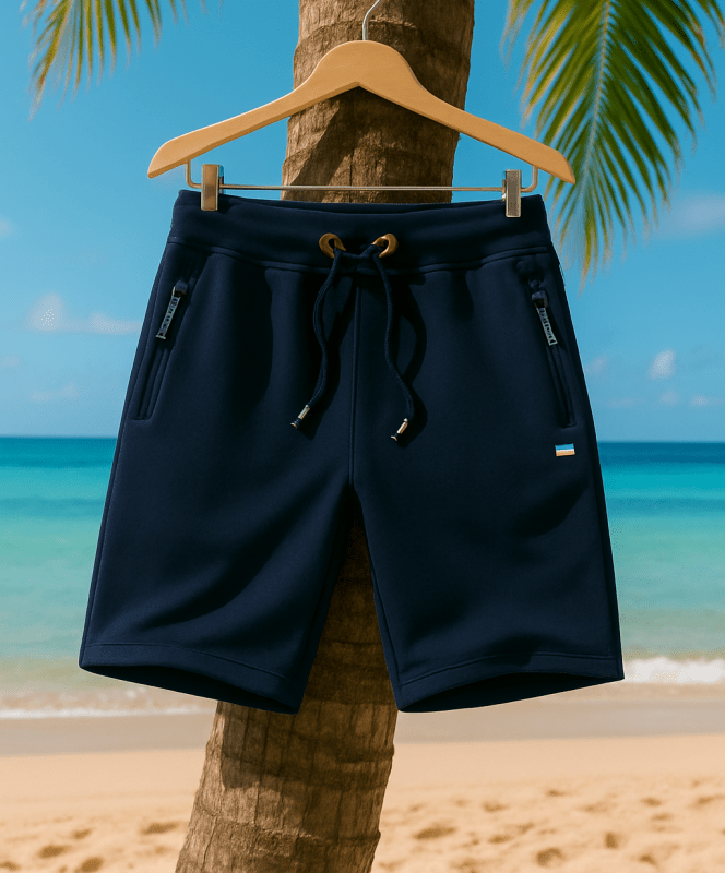 Shorts de sport décontractés pour homme – Style urbain polyvalent avec poches zippées