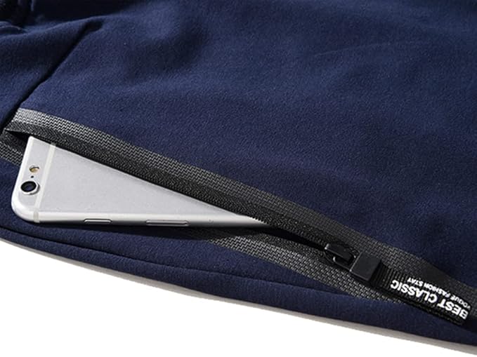 Shorts de sport décontractés pour homme – Style urbain polyvalent avec poches zippées