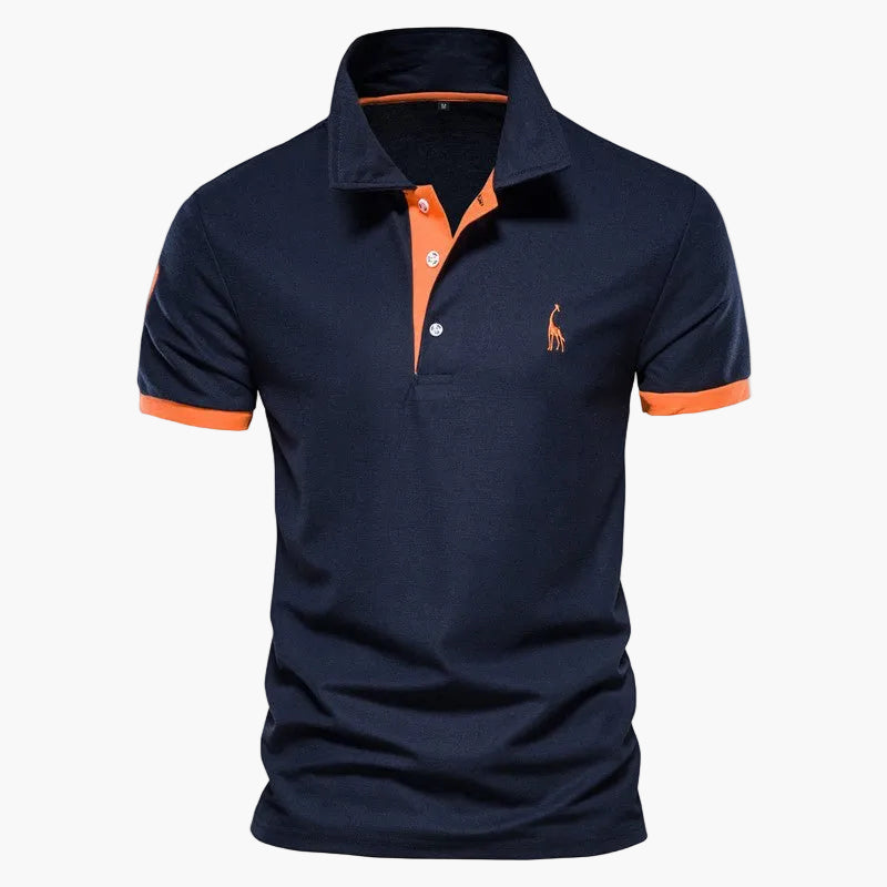 Polo uomo elegante stile informale per abbigliamento quotidiano e tempo libero