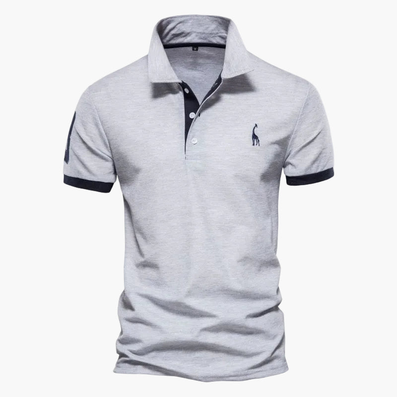 Polo uomo elegante stile informale per abbigliamento quotidiano e tempo libero