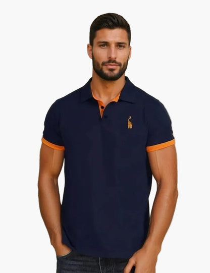 Polo uomo elegante stile informale per abbigliamento quotidiano e tempo libero