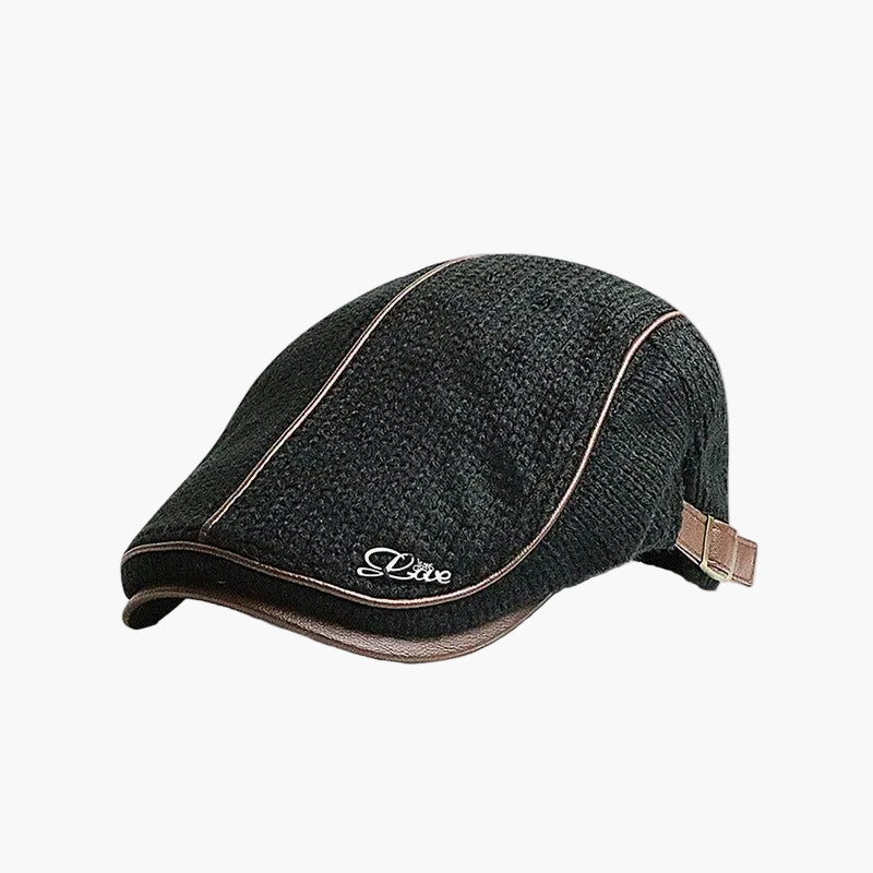 Elegancka męska czapka z daszkiem w klasycznym stylu na co dzień