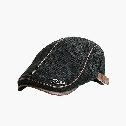 Elegancka męska czapka z daszkiem w klasycznym stylu na co dzień