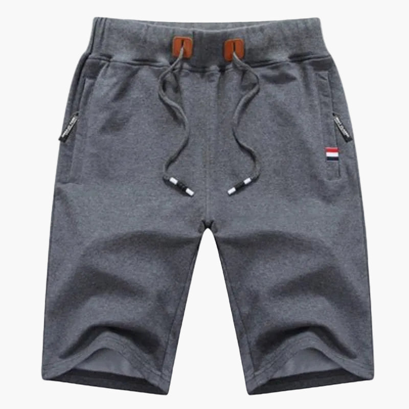 Shorts de sport décontractés pour homme – Style urbain polyvalent avec poches zippées