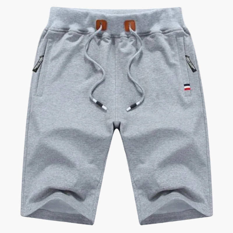 Shorts de sport décontractés pour homme – Style urbain polyvalent avec poches zippées