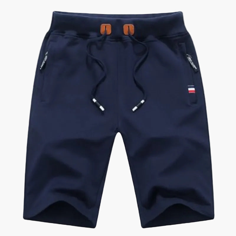Shorts de sport décontractés pour homme – Style urbain polyvalent avec poches zippées