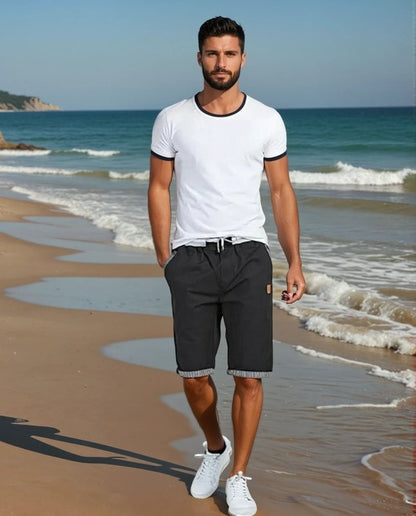 Shorts décontractés longueur genou pour homme – Style loisirs, parfaits pour l’été