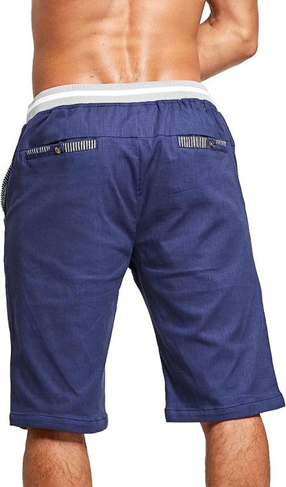 Shorts décontractés longueur genou pour homme – Style loisirs, parfaits pour l’été