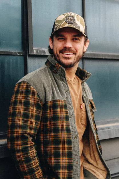 Chaqueta camisa para hombre estilo leñador polar para actividades al aire libre y ocio