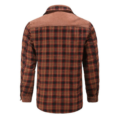 Chaqueta camisa para hombre estilo leñador polar para actividades al aire libre y ocio